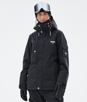 Women Dope Adept W Snowboard Jackets Black | XRKSAOF-54