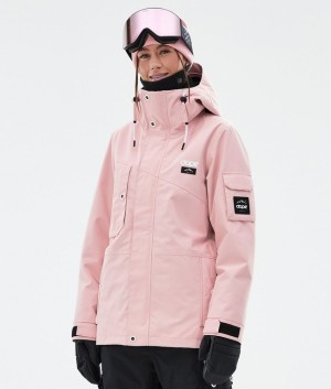 Women Dope Adept W Snowboard Jackets Pink | YWSBZEN-52