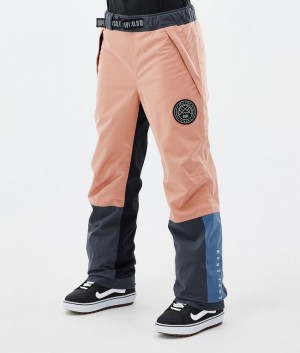 Women Dope Blizzard Track W Snowboard Pants Coral / Blue / Grey / Black / Blue | RQJEIKP-58