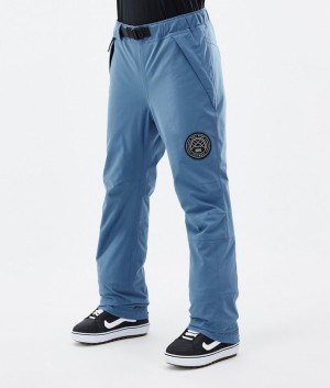 Women Dope Blizzard W 2022 Snowboard Pants Blue / Grey | SRVQMCL-92