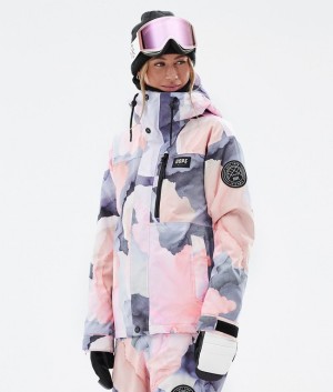 Women Dope Blizzard W Full Zip Ski Jackets Coral | SKVEDZW-46