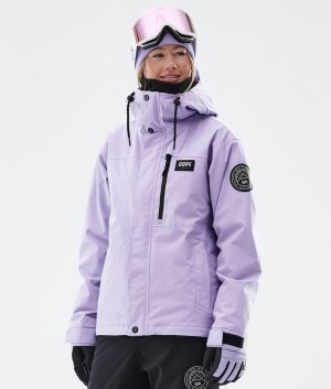 Women Dope Blizzard W Full Zip Ski Jackets Purple | KCLHOIR-09