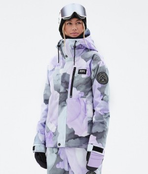 Women Dope Blizzard W Full Zip Ski Jackets Purple | HMEAJSD-79