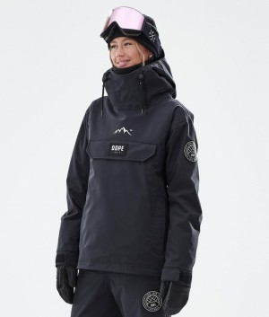 Women Dope Blizzard W Ski Jackets Black | DGHEJCM-65