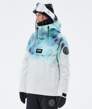 Women Dope Blizzard W Ski Jackets Blue / White | BPWLYFZ-48