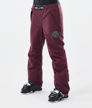 Women Dope Blizzard W Ski Pants Burgundy | HIFURZM-69