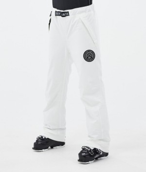 Women Dope Blizzard W Ski Pants White | TRIXDMQ-58