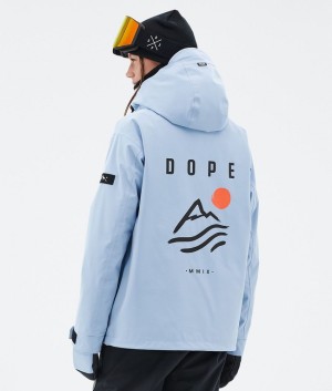 Women Dope Blizzard W Snowboard Jackets Light Blue | ONSLFWK-61