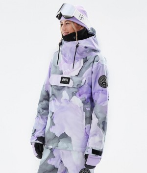 Women Dope Blizzard W Snowboard Jackets Purple | PDMRNGT-68