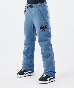 Women Dope Blizzard W Snowboard Pants Blue / Grey | OLNAVIH-16