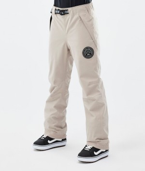 Women Dope Blizzard W Snowboard Pants Brown | GIMPHOK-01