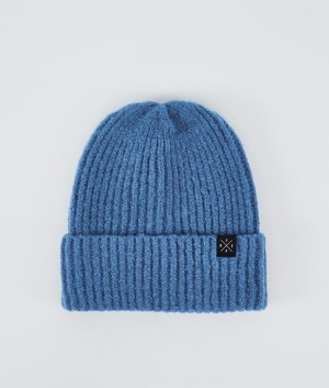 Women Dope Chunky 2022 Beanie Blue / Grey | SAWZKJC-05