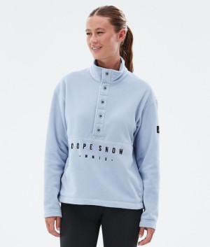 Women Dope Comfy W Fleece Light Blue | NAMTYBO-93