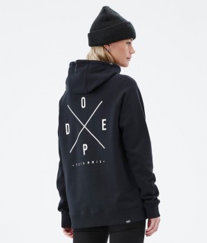 Women Dope Common W 2022 Hoodie Black | CYULPVN-08