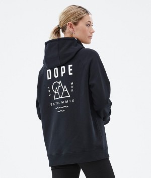 Women Dope Common W 2022 Hoodie Black | SMHAYTW-78