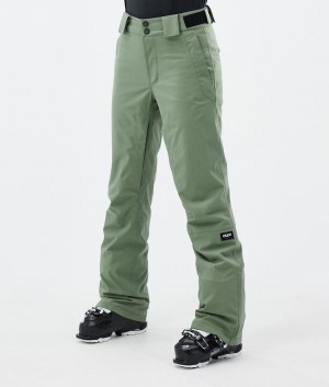 Women Dope Con W Ski Pants Green | QPSMETO-92