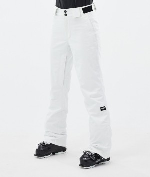 Women Dope Con W Ski Pants White | JPQOXFI-93