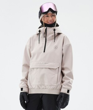 Women Dope Cyclone W Ski Jackets Brown | XUKFMRV-42