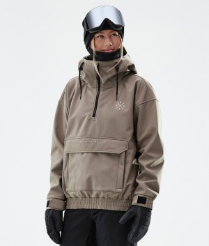 Women Dope Cyclone W Ski Jackets Grey | UMVZCIS-43