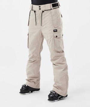 Women Dope Iconic W Ski Pants Brown | XUAQDCW-51