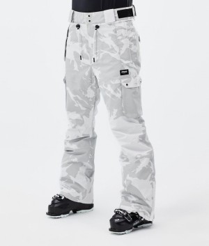 Women Dope Iconic W Ski Pants Grey / Camo | GHBCXRN-13