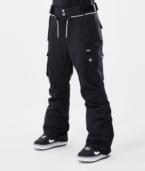 Women Dope Iconic W Snowboard Pants Black | RGSEFYJ-37