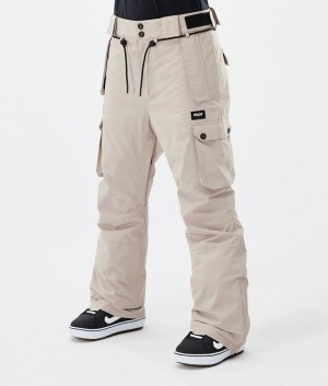 Women Dope Iconic W Snowboard Pants Brown | JPZXAQI-39