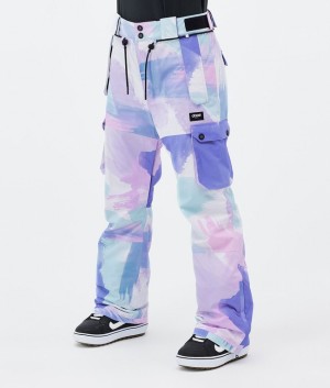 Women Dope Iconic W Snowboard Pants Purple | UJDMOCB-86