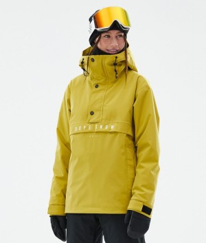 Women Dope Legacy W Ski Jackets Yellow | VPYXAJC-26