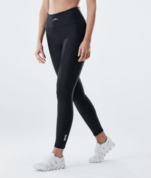 Women Dope Lofty Tech Leggings Black | LBIVYHK-97