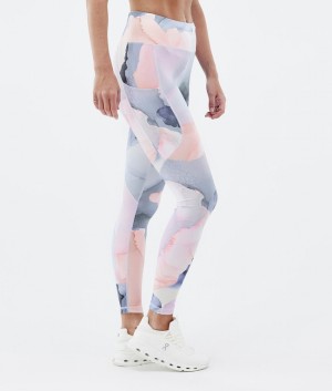 Women Dope Lofty Tech Leggings Coral | HCEPRSK-15