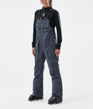 Women Dope Notorious B.I.B W Ski Pants Blue | LWQJUGA-57