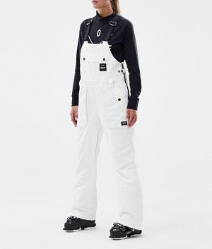 Women Dope Notorious B.I.B W Ski Pants White | FRUXCQO-96