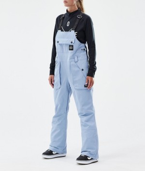 Women Dope Notorious B.I.B W Snowboard Pants Light Blue | ANJIWRE-40