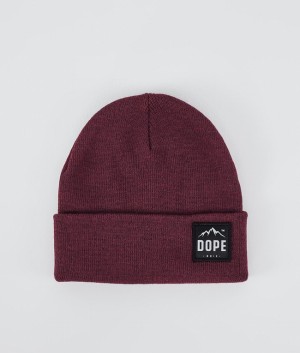 Women Dope Paradise 2022 Beanie Burgundy | BPCEGWQ-32