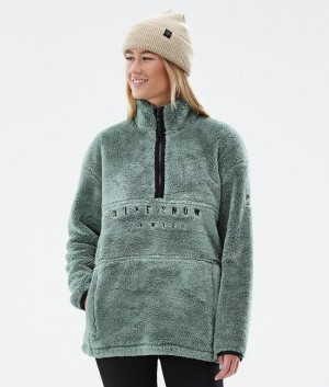 Women Dope Pile W 2022 Fleece Green | HOBCLJW-94