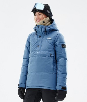 Women Dope Puffer W 2023 Snowboard Jackets Blue | TPCBSLV-94