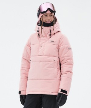 Women Dope Puffer W Ski Jackets Pink | AHILVFG-47