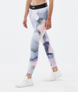 Women Dope Razor Leggings Coral | QVKLIXZ-91