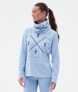 Women Dope Snuggle W Base Layer Light Blue | ALIDBSZ-34