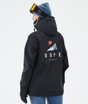 Women Dope Yeti W Ski Jackets Black | NJETFAL-02