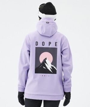 Women Dope Yeti W Snowboard Jackets Purple | XFYCEUJ-68