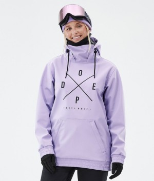 Women Dope Yeti W Snowboard Jackets Purple | VZPHLGC-69