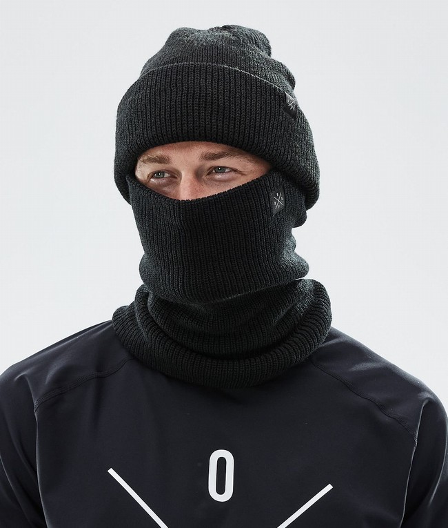 Men Dope 2X-UP Knitted 2022 Ski Masks Black | CWIDMRK-54