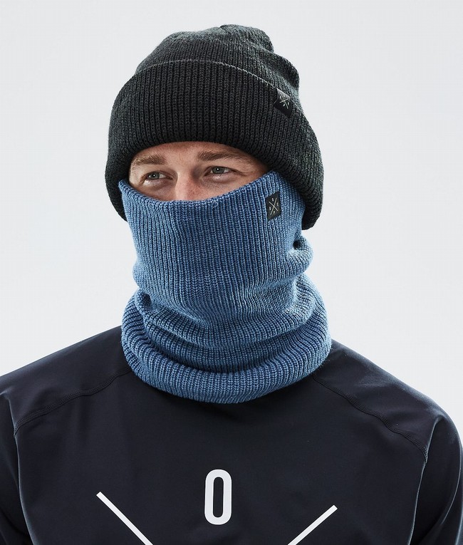 Men Dope 2X-UP Knitted 2022 Ski Masks Blue / Grey | RQBPHKU-47