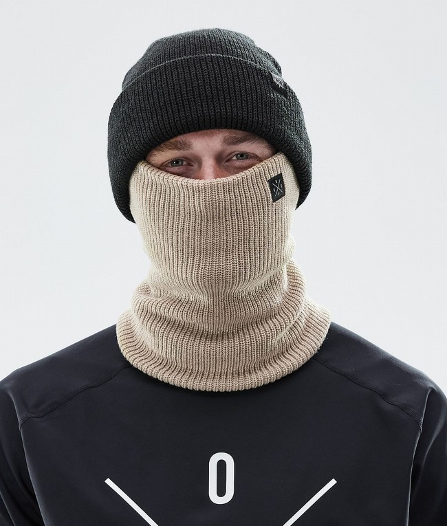 Men Dope 2X-UP Knitted 2022 Ski Masks Brown | GVAQWFL-42