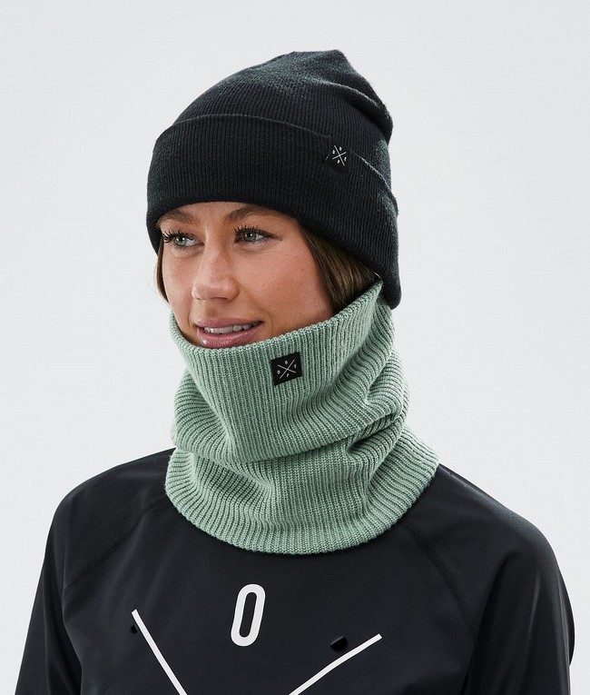 Men Dope 2X-Up Knitted Ski Masks Green | OFYHCQM-82