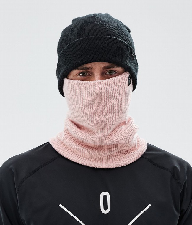 Men Dope 2X-Up Knitted Ski Masks Pink | FBKXECR-39