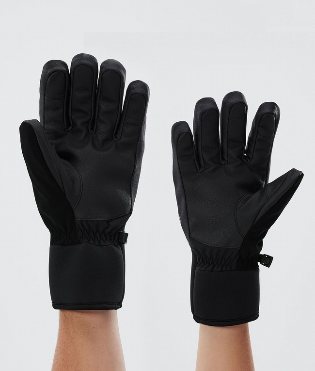 Men Dope Ace 2022 Snow Gloves Black | AXMVDUL-29