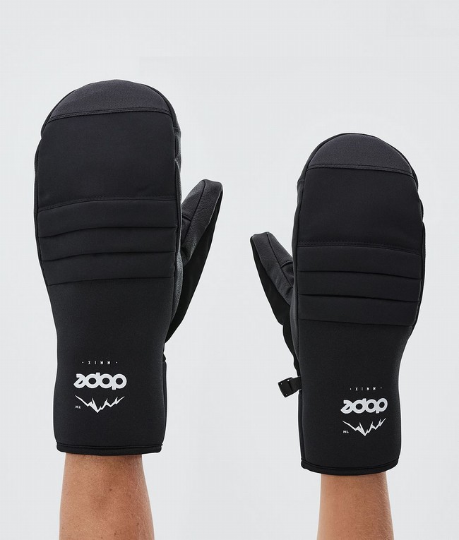 Men Dope Ace 2022 Snow Gloves Black | ZJPLBYR-03